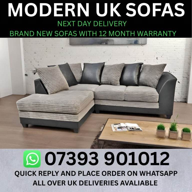 New design corner sofa here