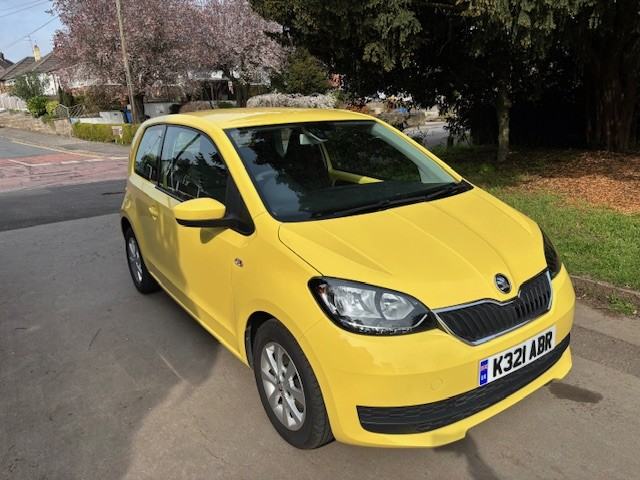 SKODA CITIGO 1.0 MPI GreenTech SE Yellow Manual Petrol 2018