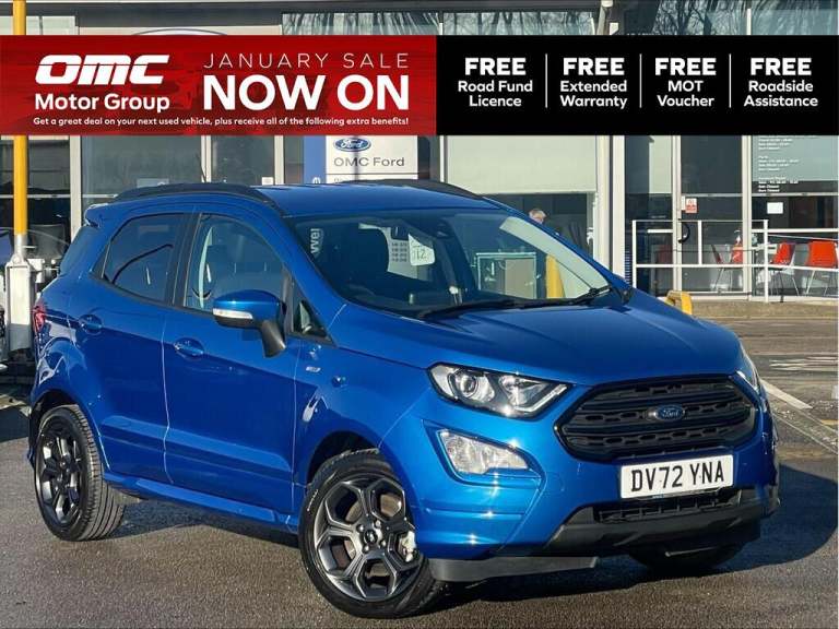 2022 Ford Ecosport 1.0 EcoBoost 125 ST-Line 5dr HATCHBACK Petrol Manual