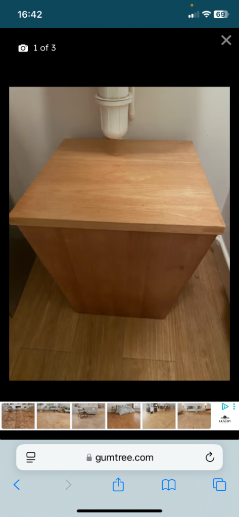 Pine storage/box/seat