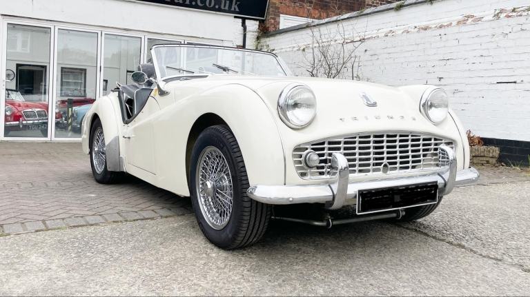 1957 Triumph TR3 OVERDRIVE. WIRE WHEELS. UK CAR.