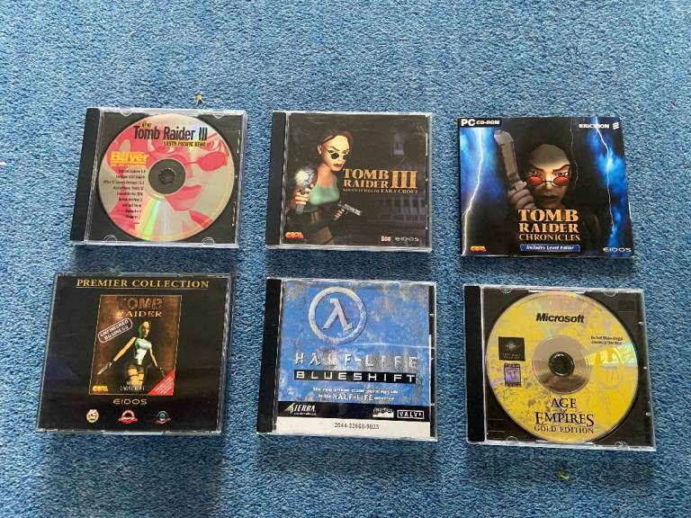 Tomb Raider, Age of Empires, Half Life - PC Games Bundle