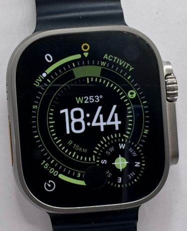 Apple Watch Ultra (1st Gen) with Genuine Apple Watch Ultra Ocean Band Strap - 100% Battery Health !