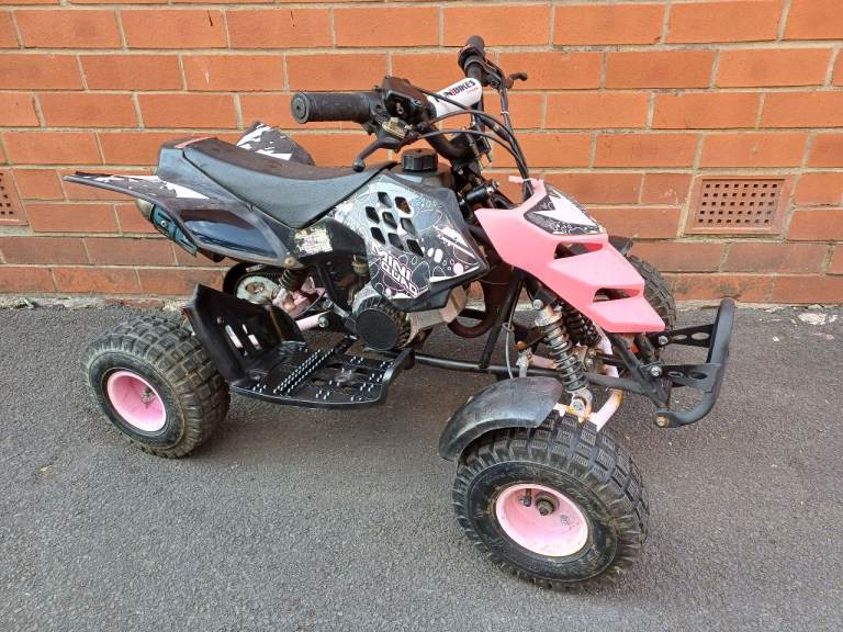 FunBikes Mini Moto Kids Quad Bike 50cc Petrol , 2-Stroke, Off-Road ATV