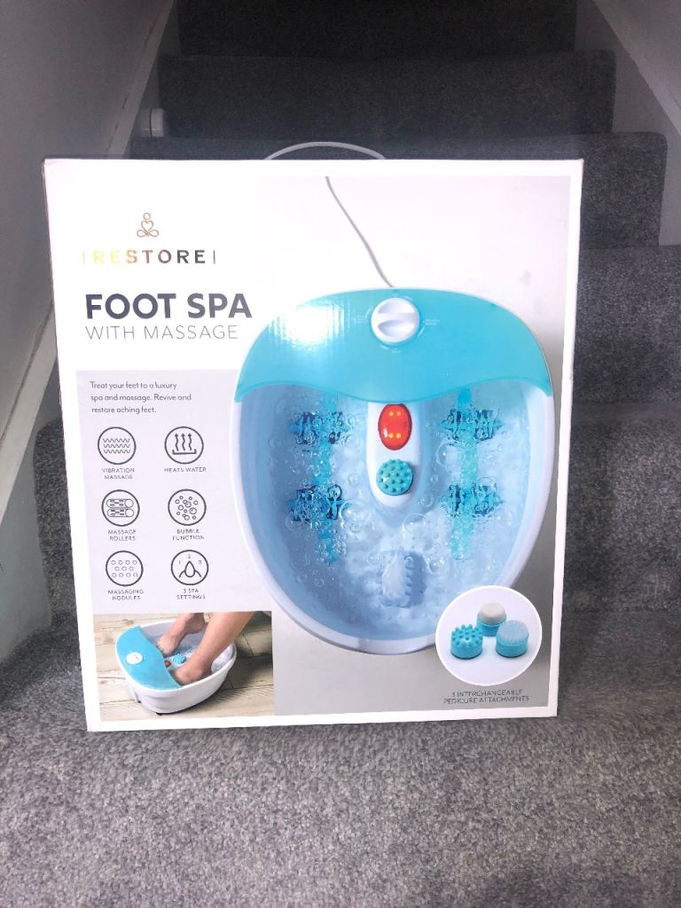 Restore Foot Spa with Massage - Brand New in Box