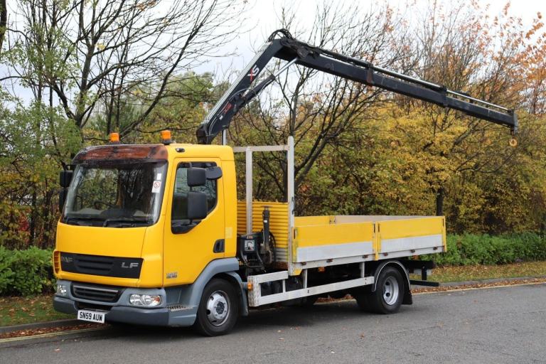 DAF LF45 160 4X2 HIAB XS055 CRANE DROPSIDE (2010)