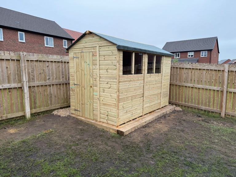 SOLD PowerShed USED 10x6ft Premium Apex shed