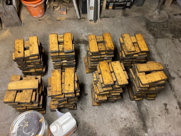 image for Reclaimed Oak Parquet blocks