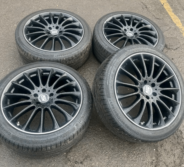 Oz Msw Type 30 20” 5x112 8.5j Alloys Wheels  Continental Tyres Audi Vw Mercedes