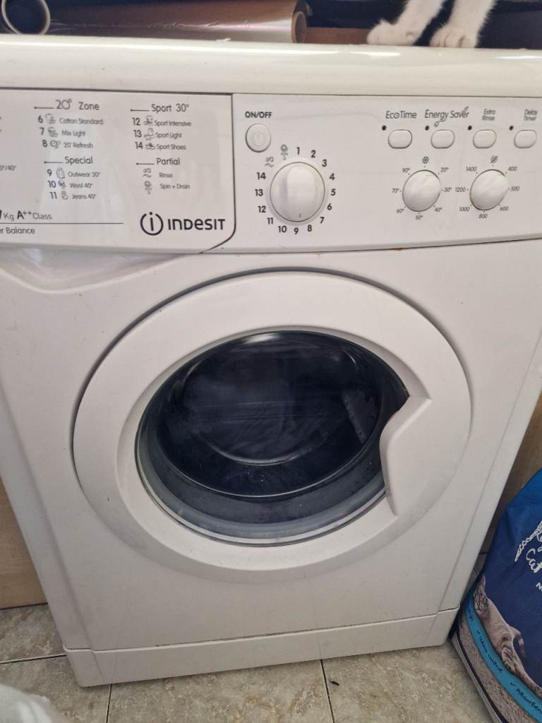 Broken Indesit Washing machine leaks 