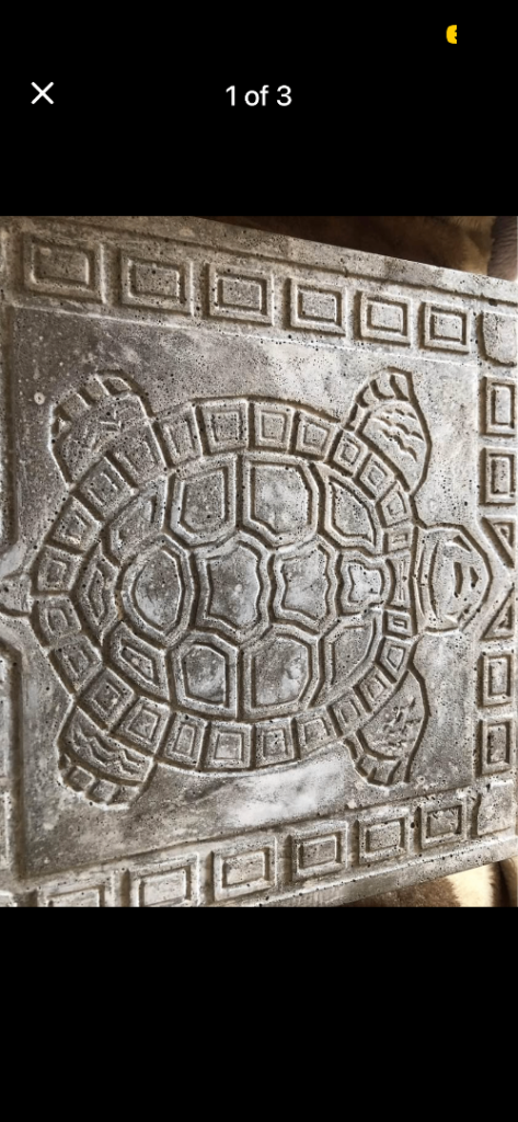 Square turtle stepping stones