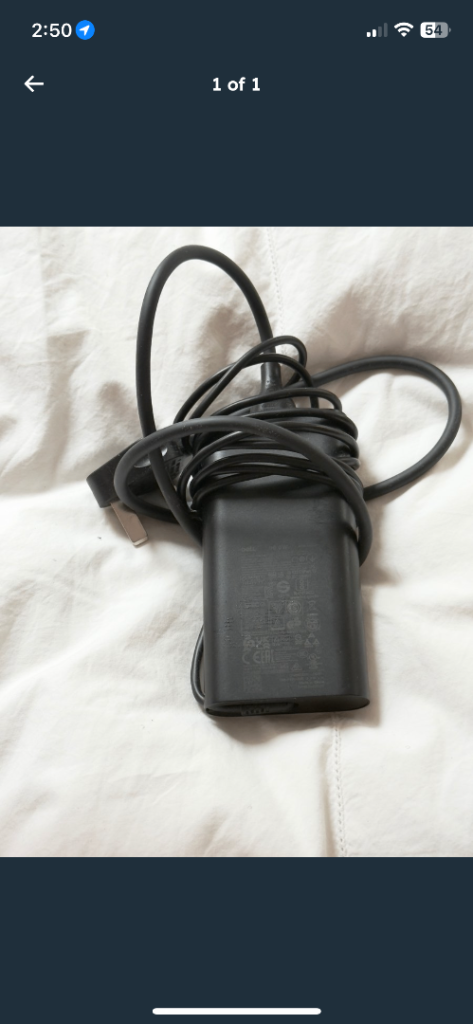 GENUINE DELL 130W TYPE C LAPTOP CHARGER, CAN BE USED WITH ANY TYPE C  LAPTOP, FIXED PRICE