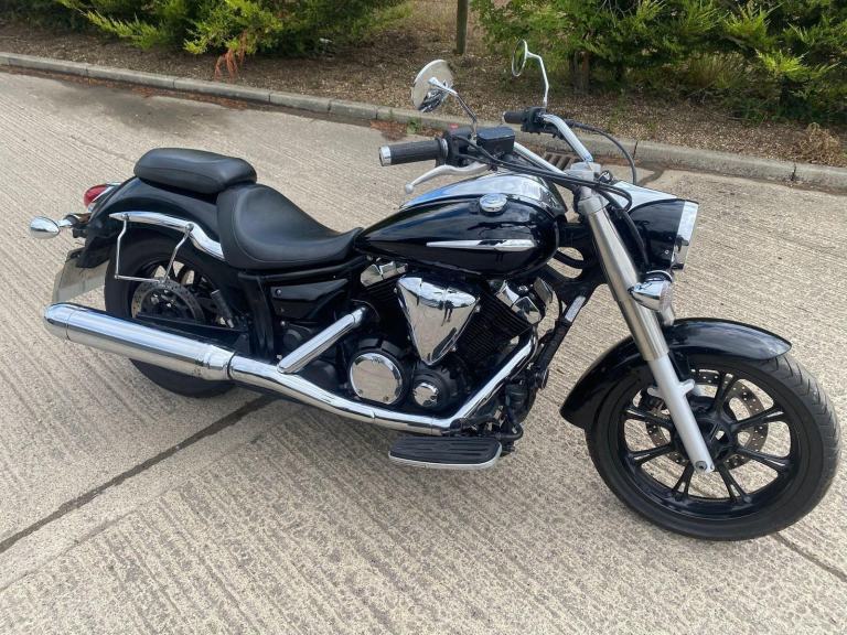 2009 09 YAMAHA XVS 950 A MIDNIGHT STAR CUSTOM CRUISER BLACK NEW MOT XVS950