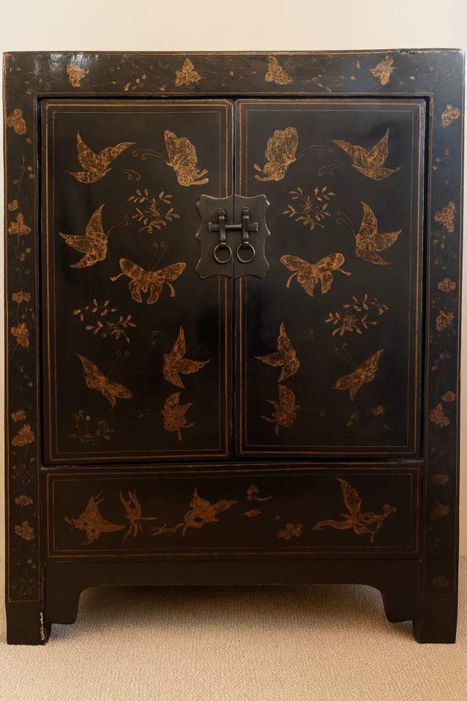 image for Antique brown Chinese cabinet in a good condition