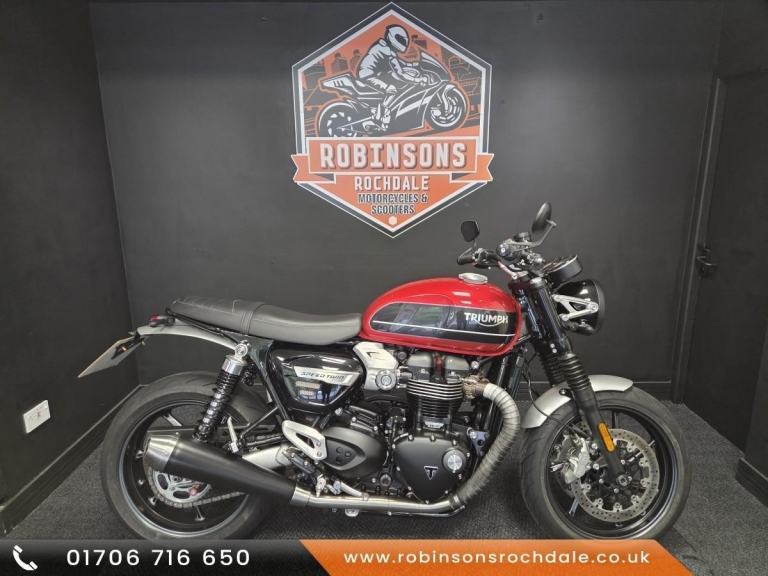 image for 2020 Triumph Speed Twin In Red and Grey, nice low mileage example