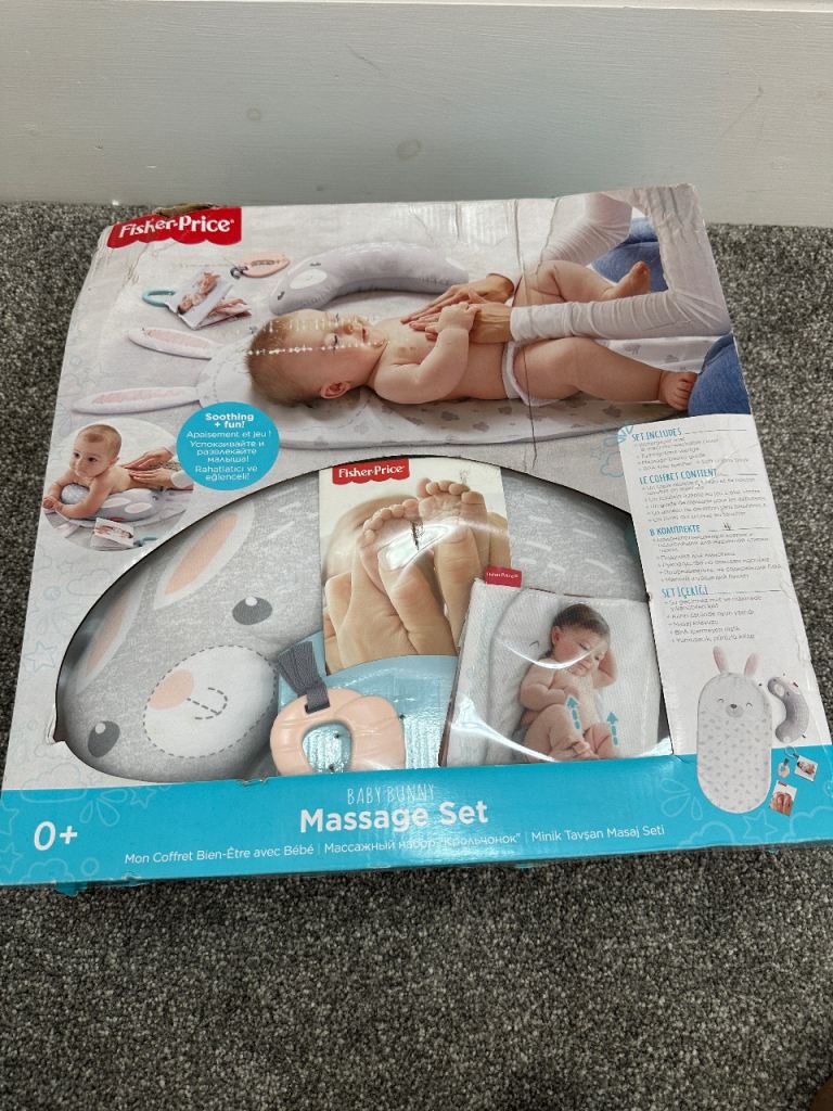 NEW Fisher-Price Baby Bunny Massage Set - Unopened