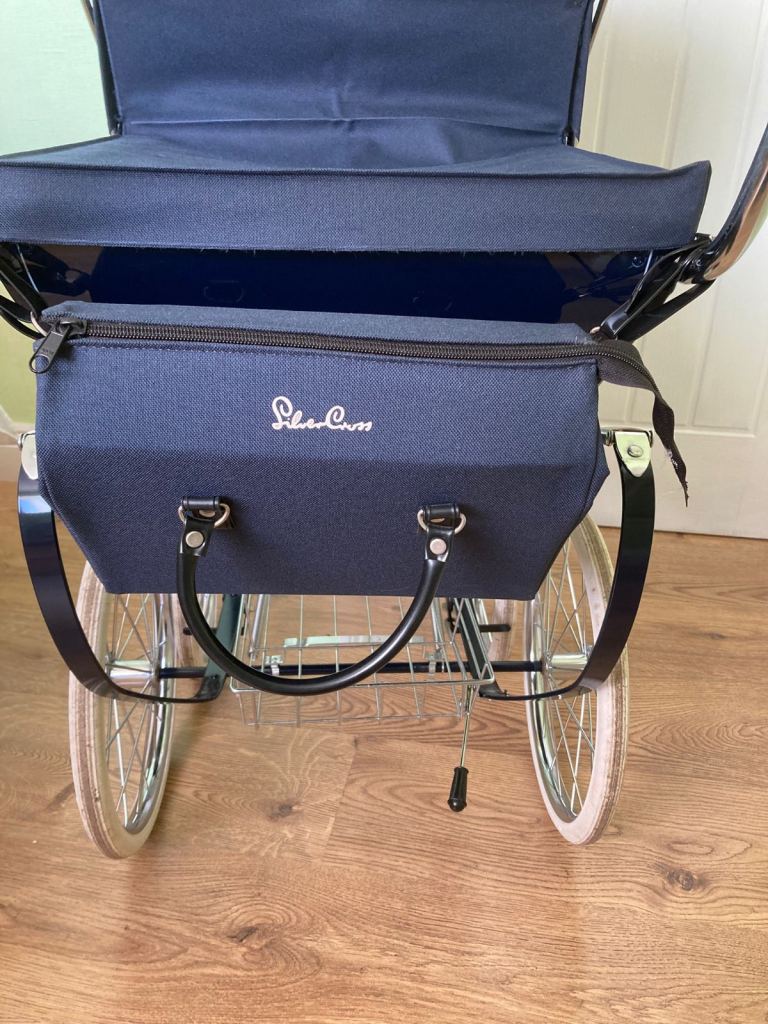 Vintage Silver Cross Coach Built Dolls Pram 