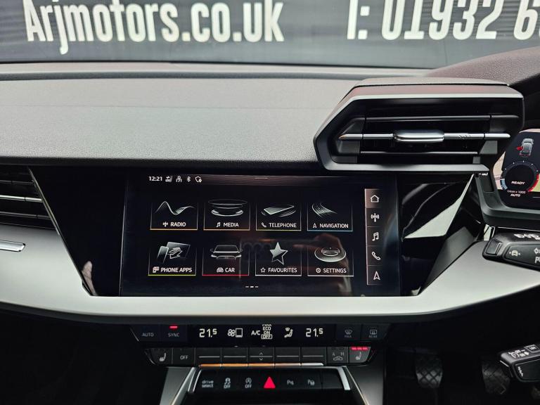 2021 Audi A3 1.5 TFSI 35 Sport Sportback Euro 6 (s/s) 5dr HATCHBACK Petrol Manual