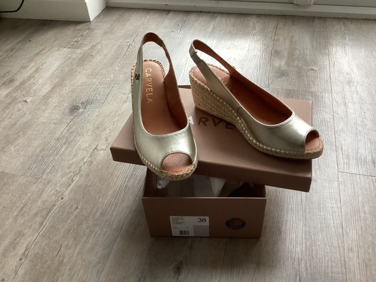 Carvela gold sandals