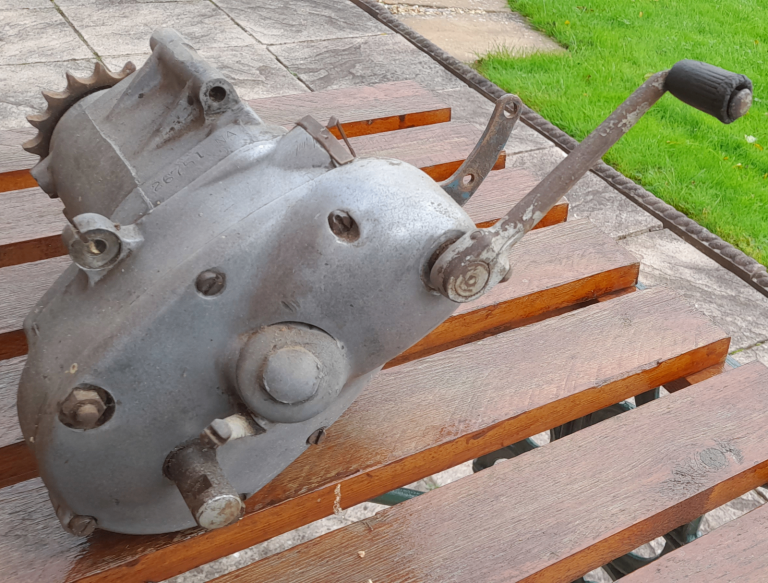 1959 pre unit Tiger100 gearbox