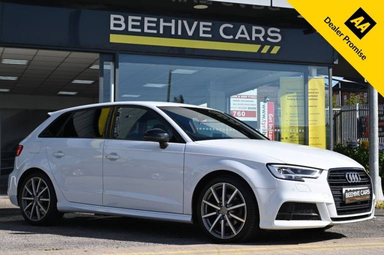 2018 67 AUDI A3 1.5 TFSI COD BLACK EDITION SPORTBACK 5DR PETROL MANUAL EURO 6 (S