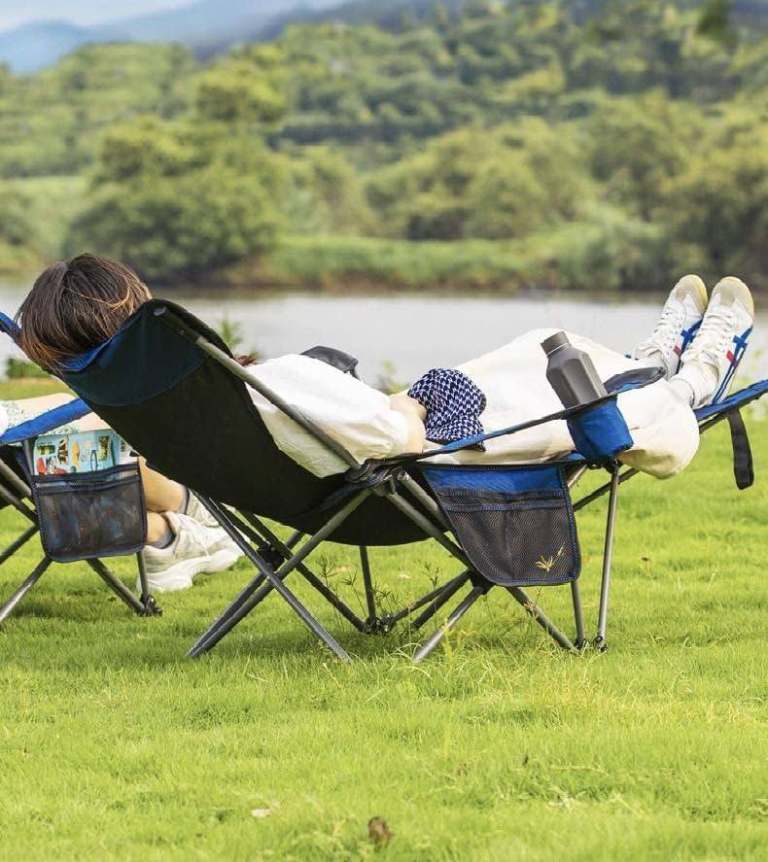 BRAND NEW Camping Chair 2-in-1 Folding Foot Rest