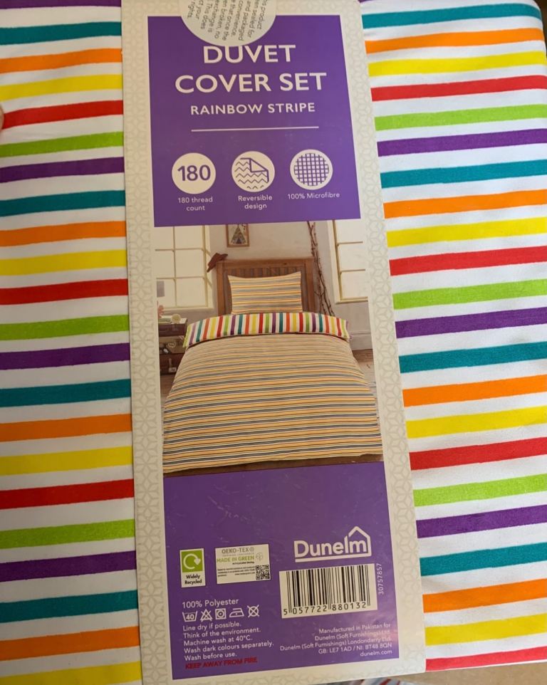 Single quilt cover set new