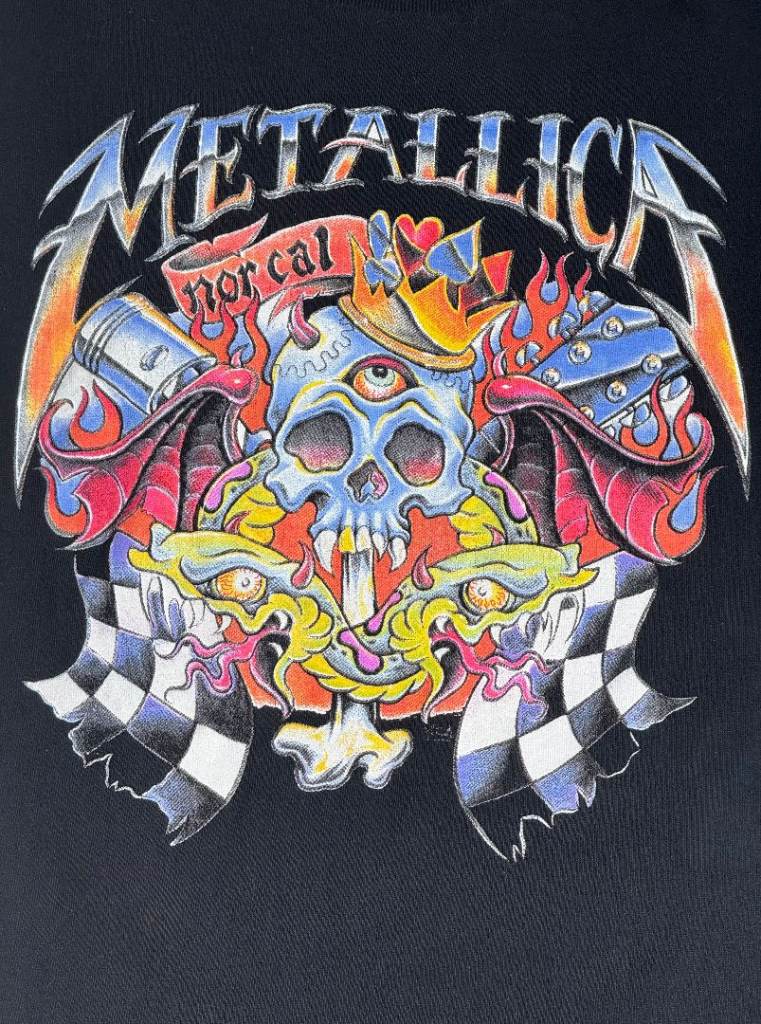 Metallica Hot Car Racing Skull T-Shirt