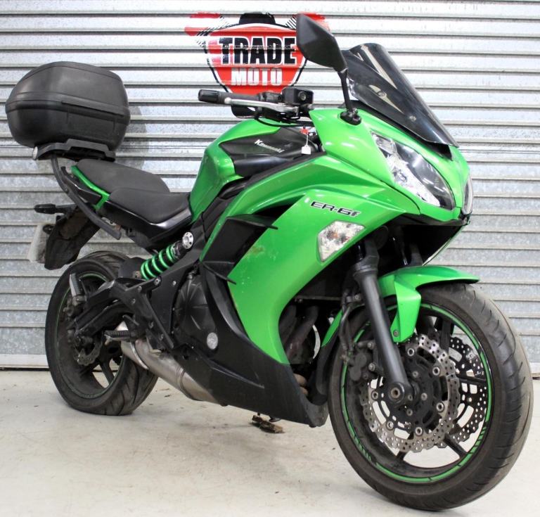 2015 64 KAWASAKI EX 650 EFF ER6-F ER6F GREEN TRADE SALE RUNNING PROJECT CAT N