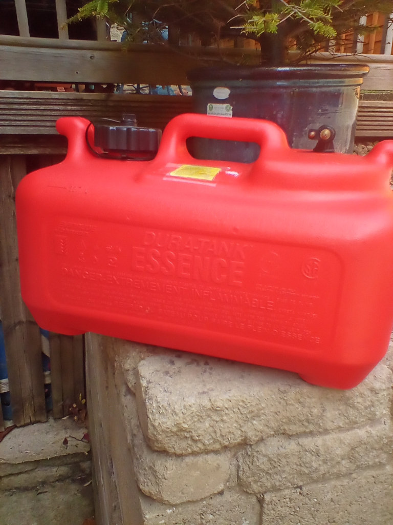 Boat dura tank fuel container 22.7 litres, Evinrude Johnson