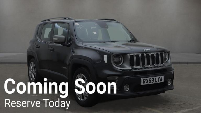 2019 Jeep Renegade 2019 69-Reg Jeep Renegade 1.0 T3 GSE Limited,FULLY LOADED,SAT NAV,PETROL ESTAT...
