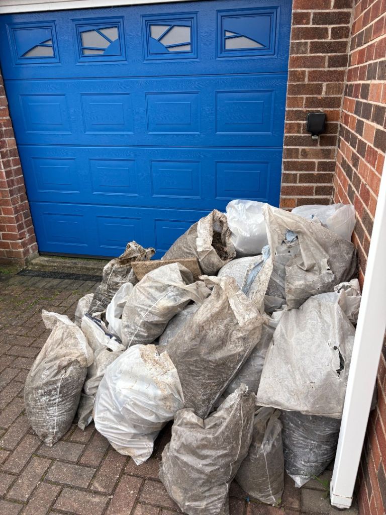 FREE STONE AND SOIL IN BAGS
