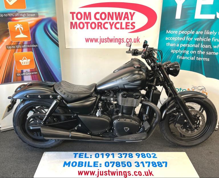 TRIUMPH THUNDERBIRD 1700 NIGHT STORM, 2012(12), 9,019 MILES, FSH, £7495