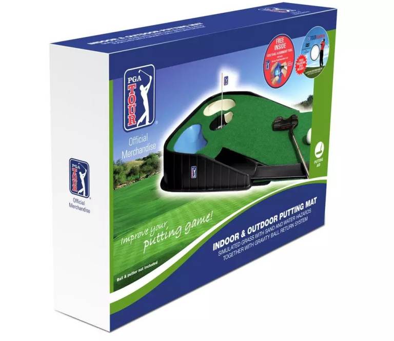 PGA Tour Golf 2m Indoor/Outdoor Practice Putting Mat/Green RRP: £40