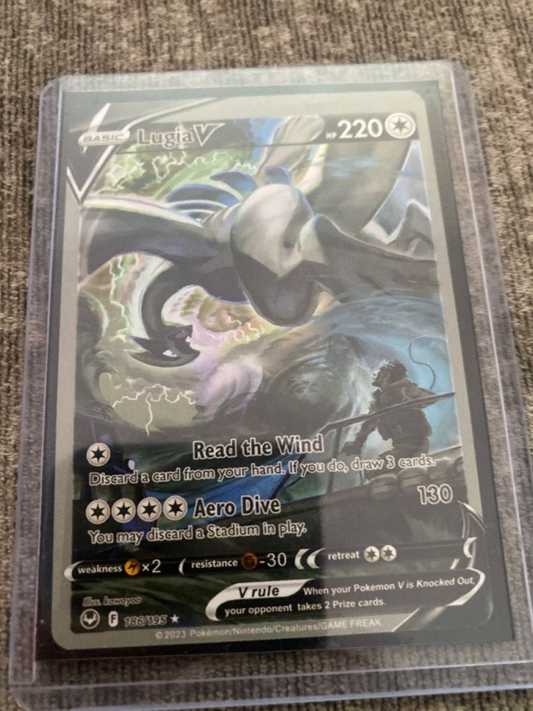 Lugia V Pokémon Card - Astral Radiance, Excellent Condition