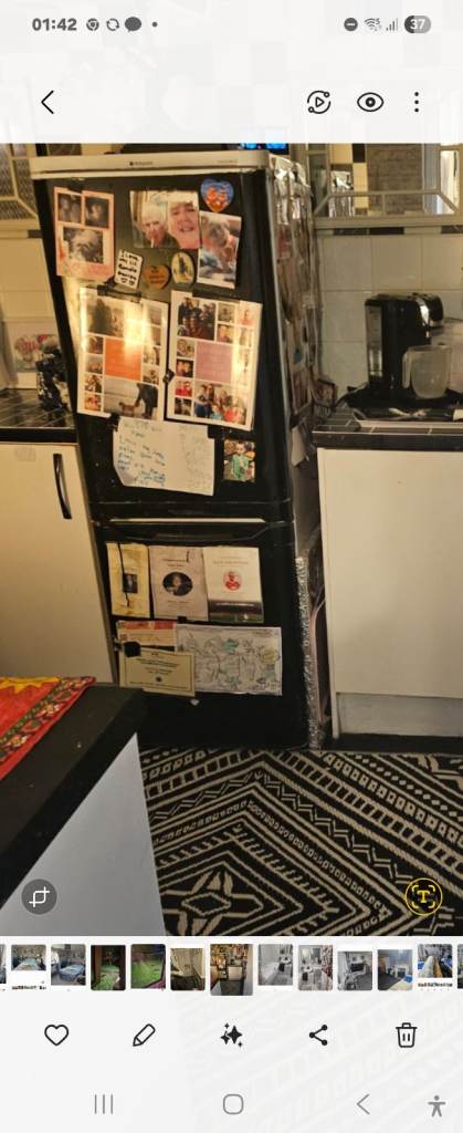 Half and half fridge/freezer