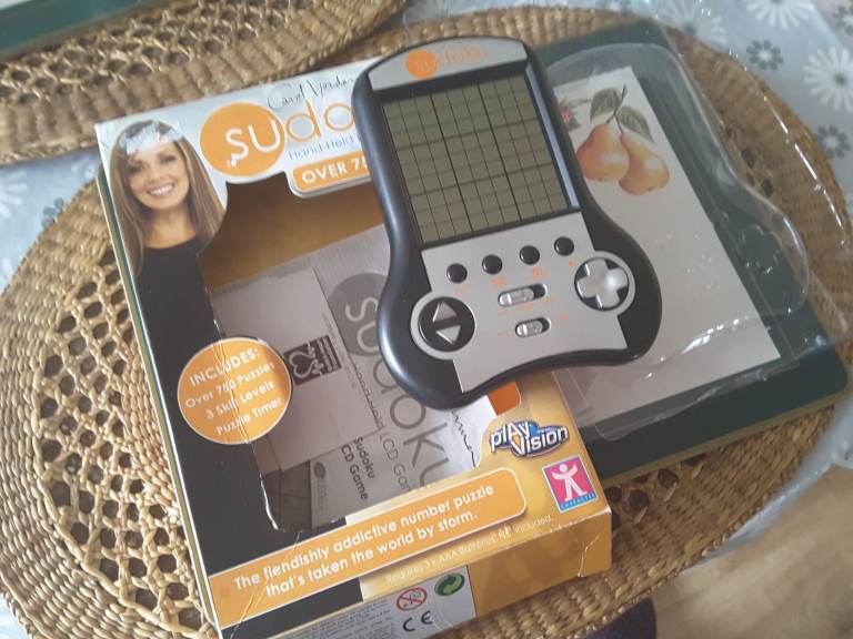 ELECTRONIC SUDOKU GAME. VARIOUS LEVELS AND MODES