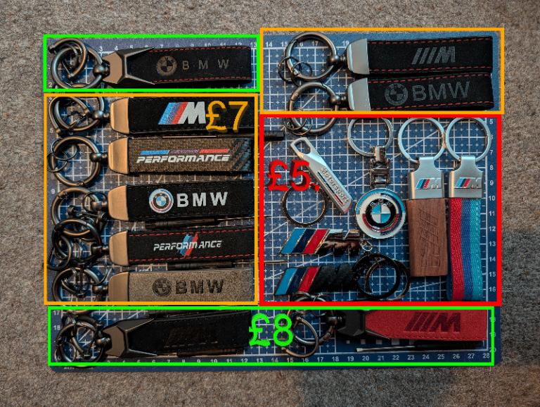 BMW Keyrings Keychains Motorsport Performance M Badge ETC Gift Birthday