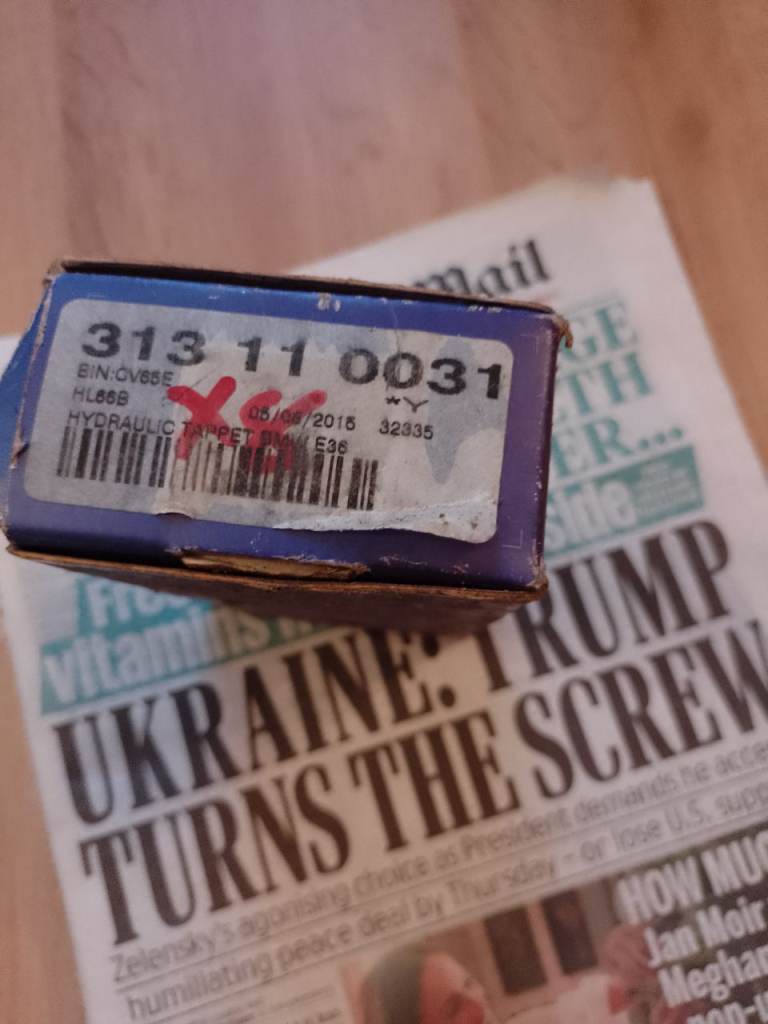 BMW hydraulic tappets 