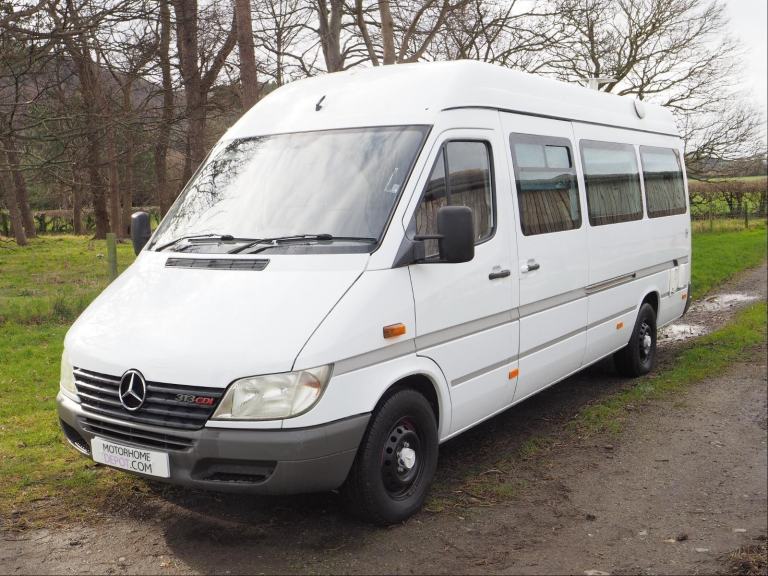 Mercedes Sprinter 2 Berth Campervan, Low Miles, Long MOT, Shower, Kitchen