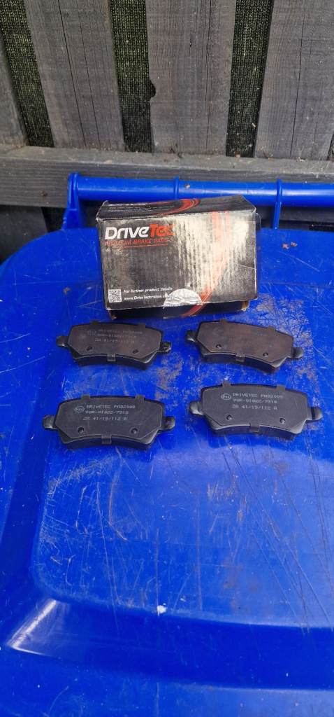 Drivetec brake pads part number 2008, ford, landrover, volvo