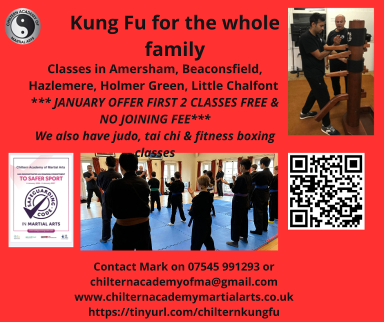 Kung Fu Classes - Amersham, Hazlemere, Holmer Green & Little Chalfont