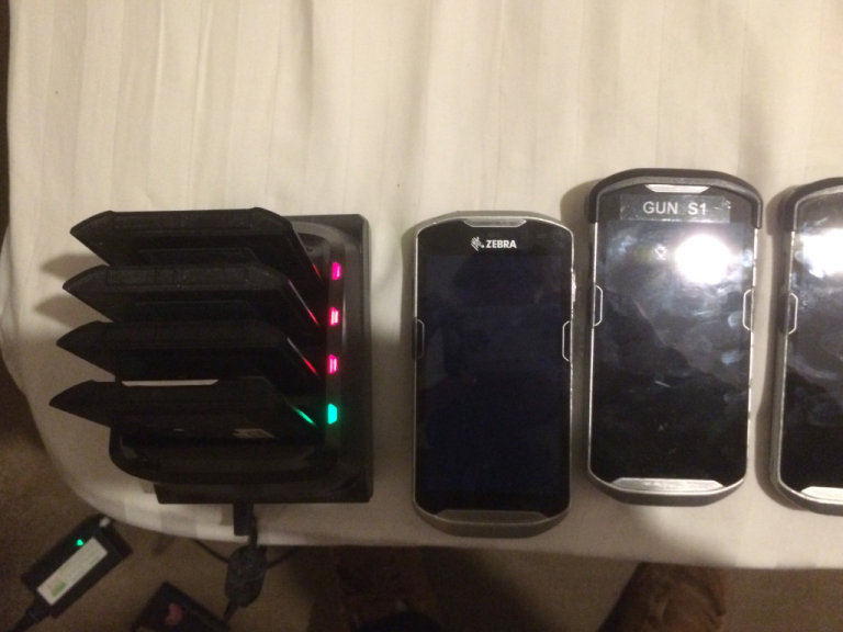Zebra TC510k  there are 8 in total only a few battery hold a full charge open to offers for the lot