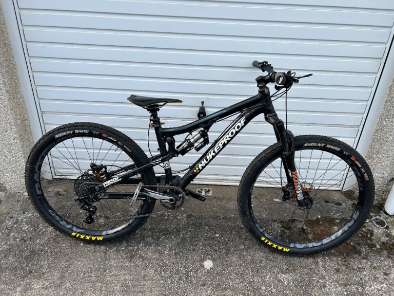 Nukeproof Mega full suspension mountain bike.