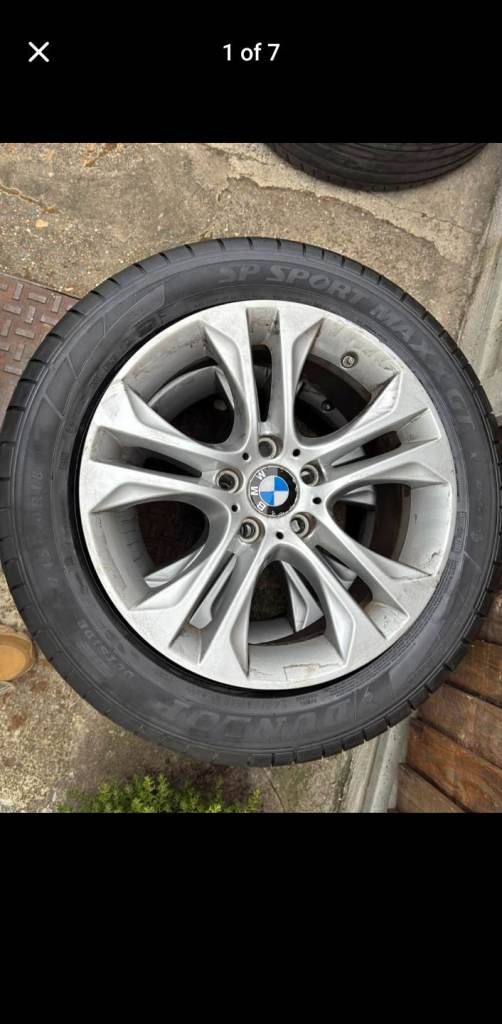 Bmw X3 18 inch alloys and run flat tyres