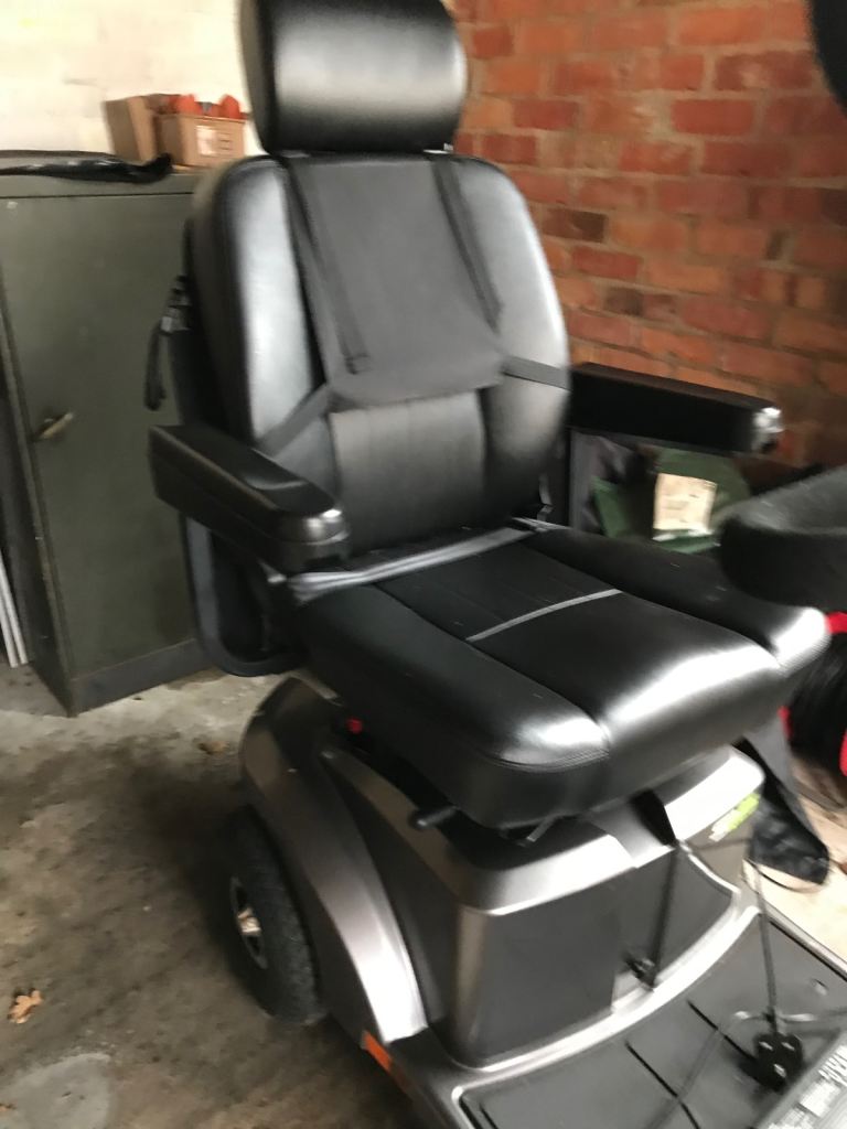Sterling 425 mobility scooter in dark grey