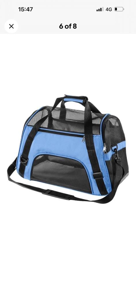 large pet travel carrier bag