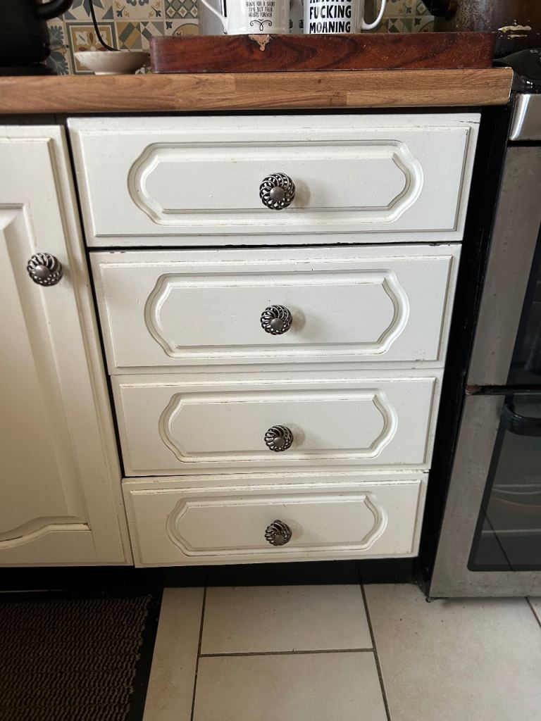 4 drawer 500 base kitchen unit