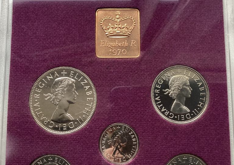 1970 Royal Mint Coinage of Great Britain Proof Set 