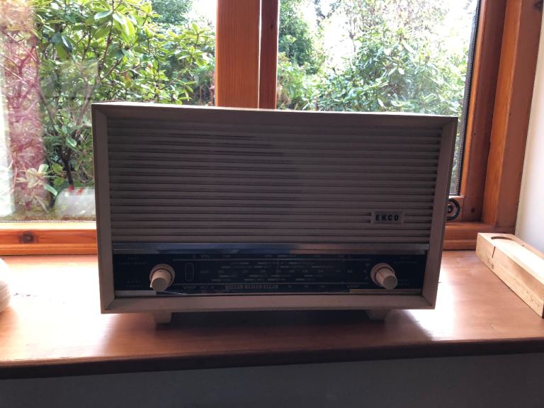 White Bakelite Radio